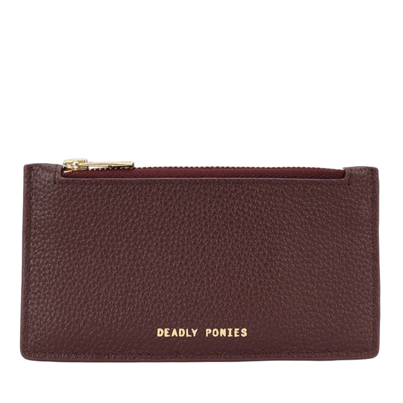 Deadly Ponies Zip Card Holder